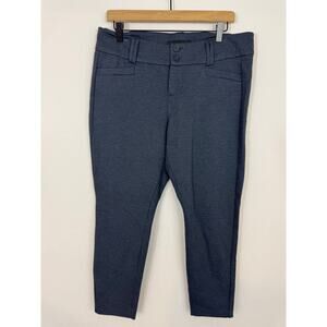 Torrid Blue Stretch Slim Fit Cropped Pants Size 12 24” Inseam